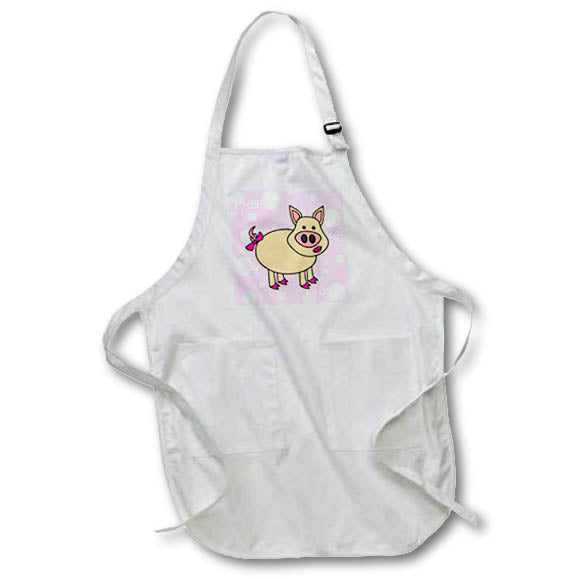 Apron - Pink Piggy Design – Happy Girl Pig Designs Farm Animals