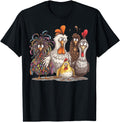 Original Chicken Art Crazy Chicken Gifts T-Shirt - Graphic Print Unisex