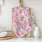 Floral Boho Chicken Towel