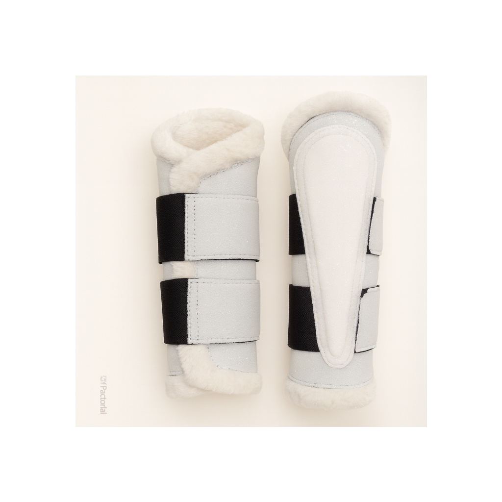 Premium Quality Cotton White Jumping Saddle Pad, Ear Bonnet & Horse Boot Set