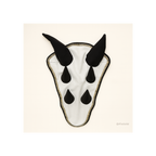 Premium Quality Cotton White Jumping Saddle Pad, Ear Bonnet & Horse Boot Set