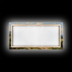Countryside Painting, Sheep Wall Art, Farm Animals, Farm Art, Panoramic Art, Wall Art, Canvas Art, Landscape Art, Farmhouse Wall Art