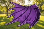 Purple Horse Dragon Saddle Pad, Ear Bonnet & Horse Boot Set