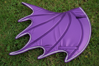 Purple Horse Dragon Saddle Pad, Ear Bonnet & Horse Boot Set