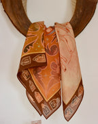 Round Up Silk Western Cowgirl Wild Rag Scarf