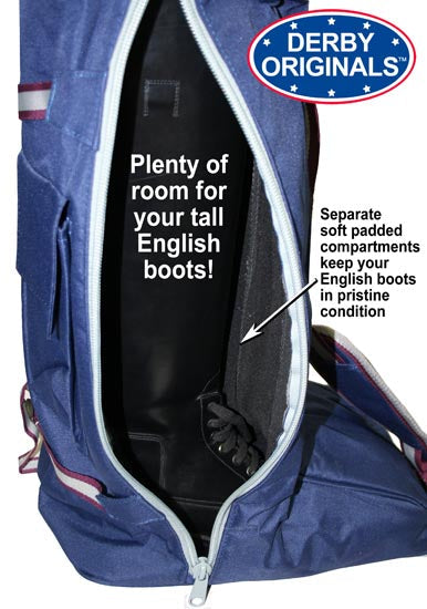 Derby Originals 600D Nylon Padded Tall English Riding Boot Carry Bag - available in multiple colors