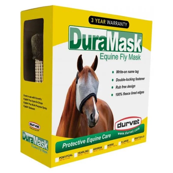 Duramask Horse Fly Mask Protective Equine Care Open Ears