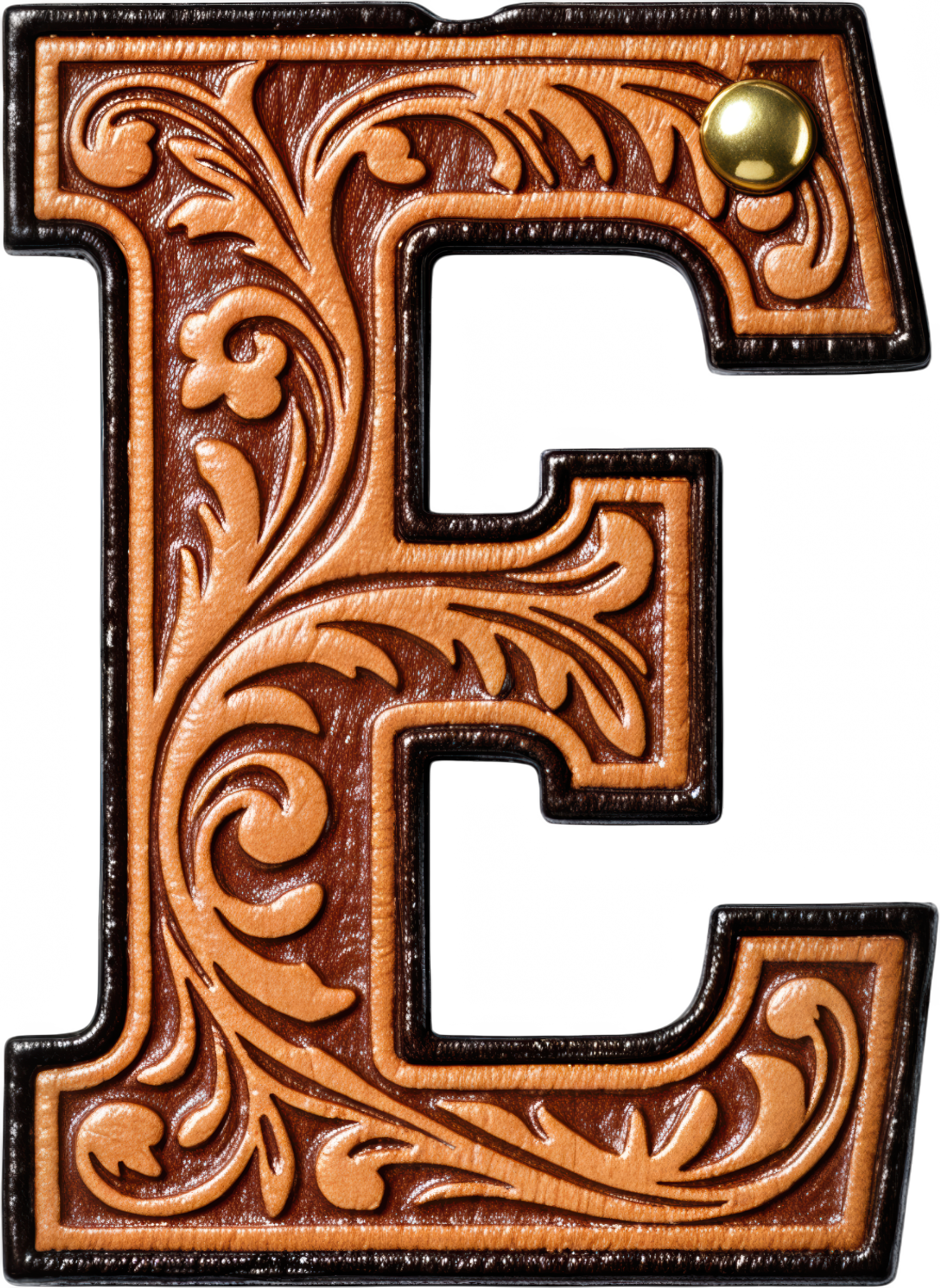 Baha Ranch Monogrammed Initial Western Leather Look Saddle Longhorn Cowboy Cowgirl Kitchen Dish Towels Made in America