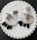 Adorable Acrylic Sheep Earrings