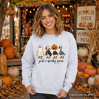 Just a Spooky Goose Sweatshirt, Funny Halloween Costumes Sweater