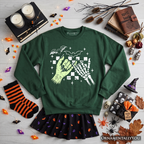 Monster Skeleton Pinky Promise Sweatshirt, Funny Spooky Halloween Sweater