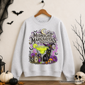 Midnight Margaritas Black Cat Halloween Sweatshirt, Witchy Cocktail Sweater for Spooky Season