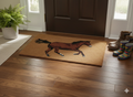 Flexgard Coco Entrance Mat Galloping Horse Non-Slip Heavy Duty Dirt Trapper