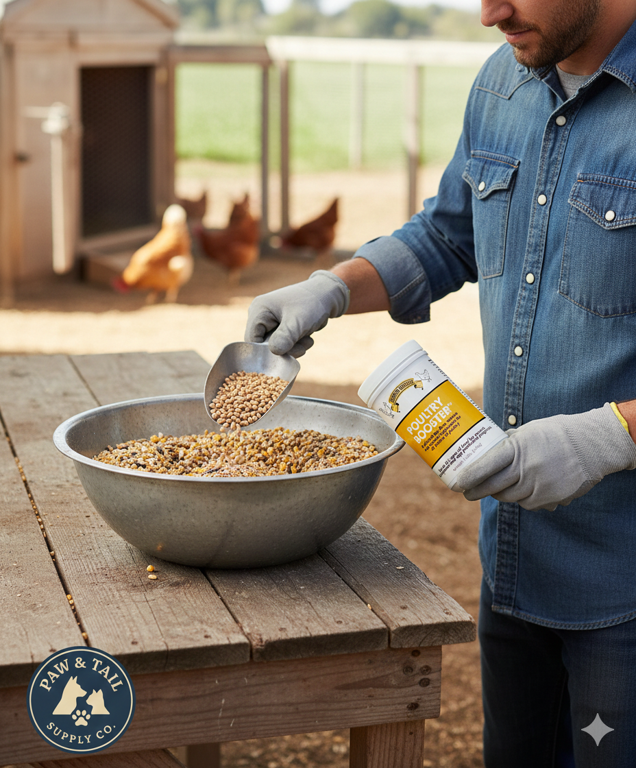 Rooster Booster Poultry Booster Vitamins & Mineral Chicken Supplement 1.25 lbs.