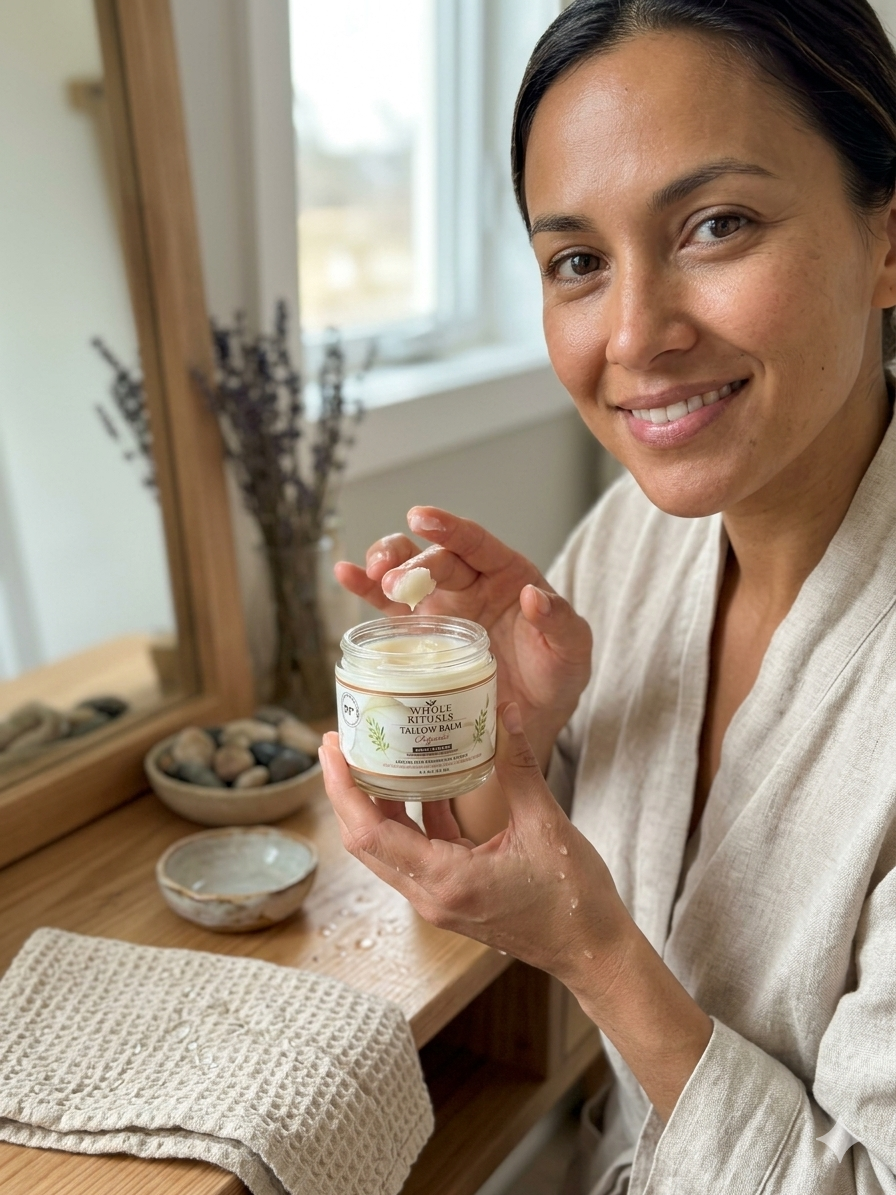 Grass-Fed Beef Tallow Balm – Unscented