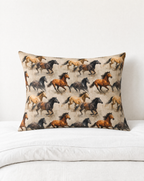 Baha Ranch Wild Horses Pillowcase Made in America