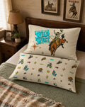 Baha Ranch The Last Roundup Bronc Rider Wild West Pillow Case Made in America