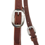 WD-SBHO Heavy Oil Harness Leather Double Buckle 3 4 Browband Headstall