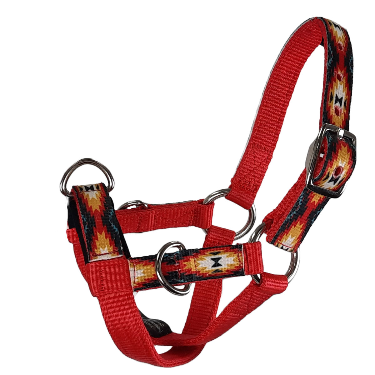 Tahoe Tack Nylon Overlay Sheep and Goat Training Halter with Padded Noseband with 6 Month Warranty