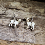 Realistic Lamb Wooden Earrings | Farm Animal Jewelry