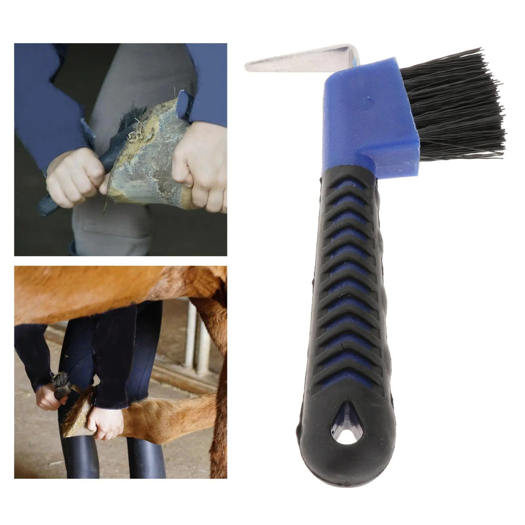 Horse Grooming Hoof Pick and A Brush