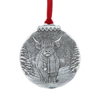 Holiday Highland Cow Ornament
