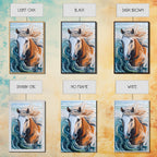 Wild Horse Painting, Coastal Horse Art, Nautical Wall Art, Rustic Wall Art, Boho Art, Canvas Print, Farmhouse Art, Gift Idea