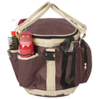 Huntley Equestrian Deluxe Grooming Bag, Brown