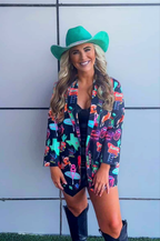 Baha Ranch Vegas Neon Women's Western Blazer