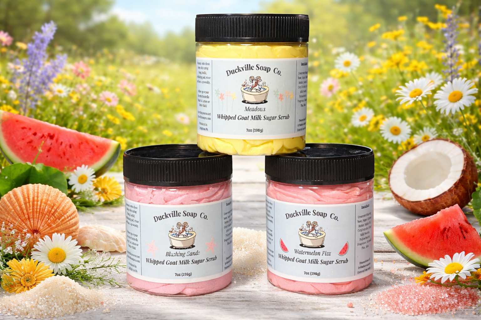 Whipped Goat Milk  Sugar Scrub
