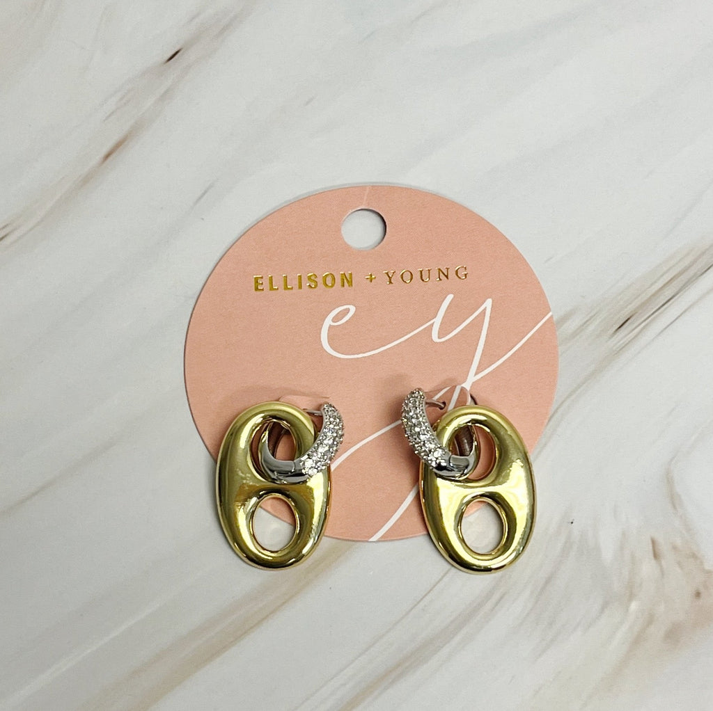 Glam Horse Bit Drop Earrings