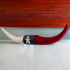 ADG42 Texas Flag Steer Horns Themed Decor