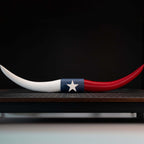 ADG42 Texas Flag Steer Horns Themed Decor