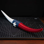 ADG42 Texas Flag Steer Horns Themed Decor