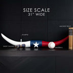 ADG42 Texas Flag Steer Horns Themed Decor