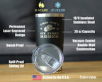 Ain't My First Rodeo - Insulated Coffee Tumbler Cup with Sliding Lid - Stainless Steel Insulated Mug - Horse Themed Coffee Gifts