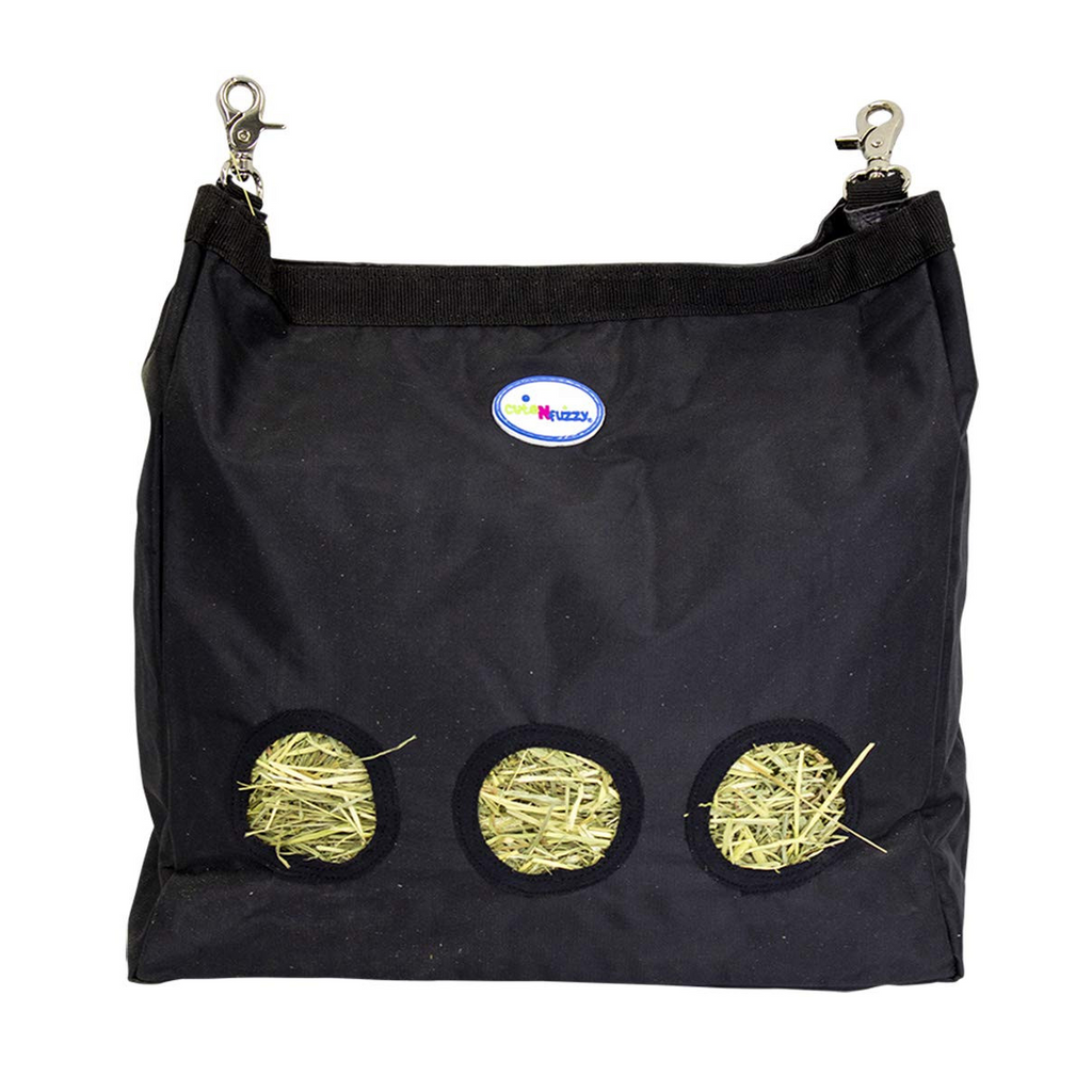 CuteNfuzzy 3-Opening Hay Bag for Rabbits, Guinea Pigs & Chinchillas – Large 15" x 15" x 5"