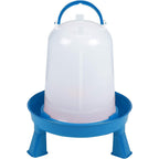 Double-Tuf Poultry Waterer with Legs for Chickens & Birds 3 Quart 2-Pack