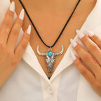 Western Denim Female Style Retro Boots Jewelry Set