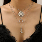 Western Denim Female Style Retro Boots Jewelry Set