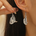 Western Denim Female Style Retro Boots Jewelry Set