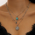 Western Denim Female Style Retro Boots Jewelry Set