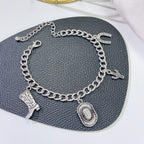 Western Denim Female Style Retro Boots Jewelry Set