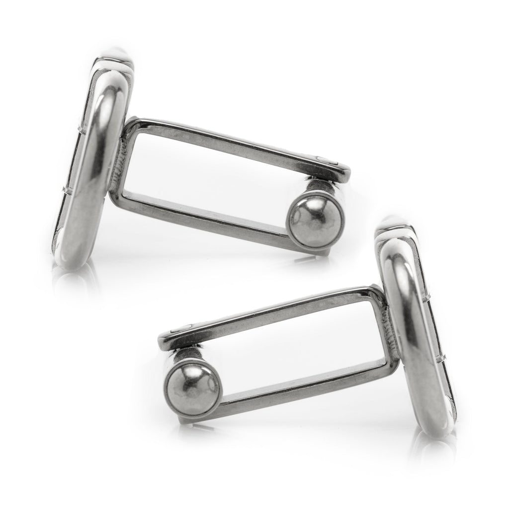 Horse Bit Stainless Steel Cufflinks