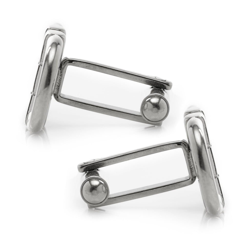 Horse Bit Stainless Steel Cufflinks