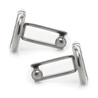 Horse Bit Stainless Steel Cufflinks