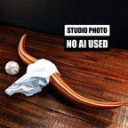 ADG42 Modern Large Steer Skull and Horns Wall Art | 30"