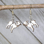 Realistic Lamb Wooden Earrings | Farm Animal Jewelry