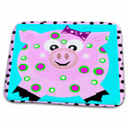 Dish Drying Mat - Speckled pig design Photography - Digital Art
