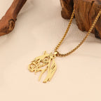 Stainless Steel Necklaces Animals Horse's Head Pendant Choker Chain Men  Atmospheric Fashion Hip Hop Necklace For Women Jewelry